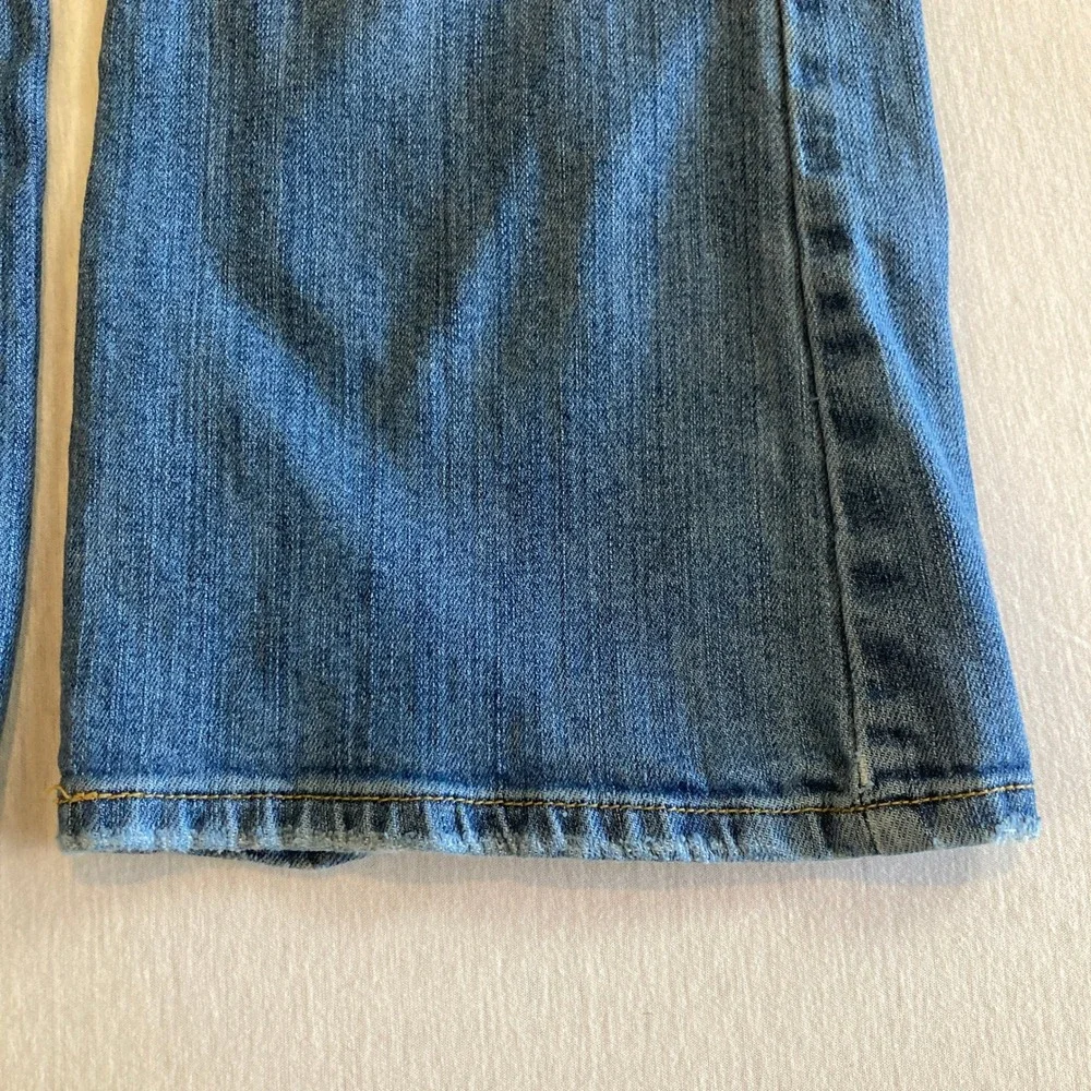 American Eagle Jeans Women 10 (32x28)‎ Favorite Boyfriend Flare Stretch Med Wash